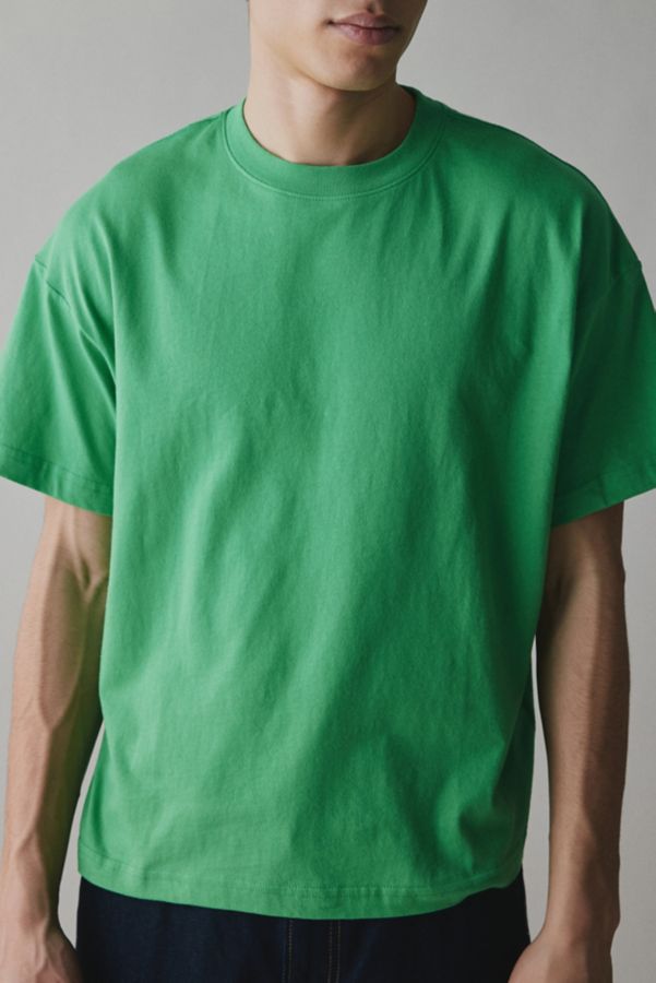 Slide View: 1: UO Uniform Oversized Boxy Cotton Tee