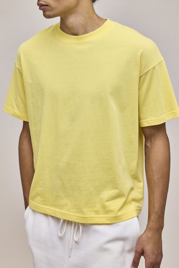 Slide View: 1: UO Uniform Oversized Boxy Cotton Tee