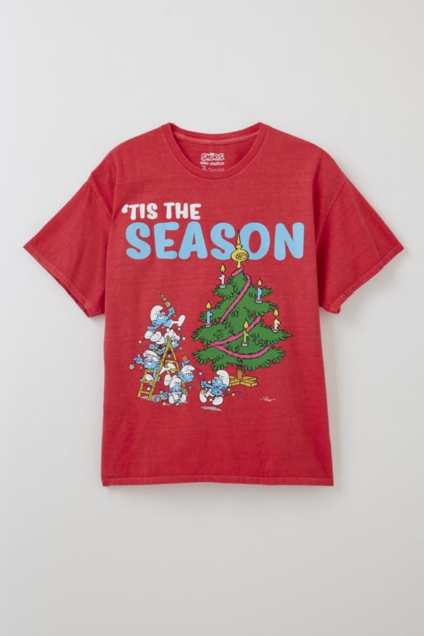 Slide View: 1: Smurfs ‘Tis The Season Graphic Tee