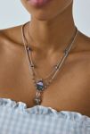 Thumbnail View 1: Jane Carnation Flower Pendant Layering Necklace Set