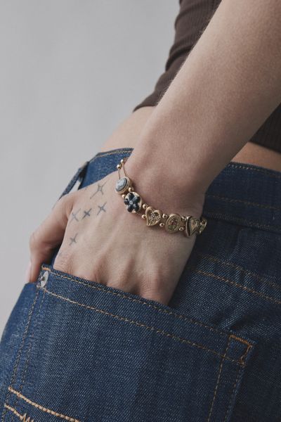 Anna Cameo Charm Bracelet