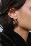 Thumbnail View 1: Boucle d'Oreille Émaillée Papillon Cher