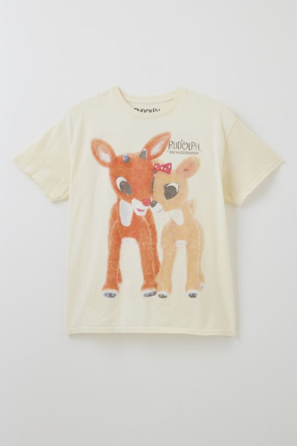 Slide View: 1: Rudolph The Red-Nosed Reindeer Graphic Tee