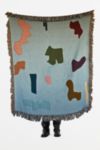 Thumbnail View 2: Clr Shop Abstract Form Woven Throw Blanket