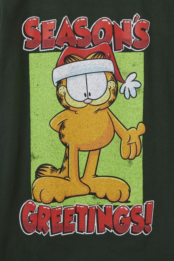 Slide View: 2: Garfield Season’s Greetings Graphic Tee