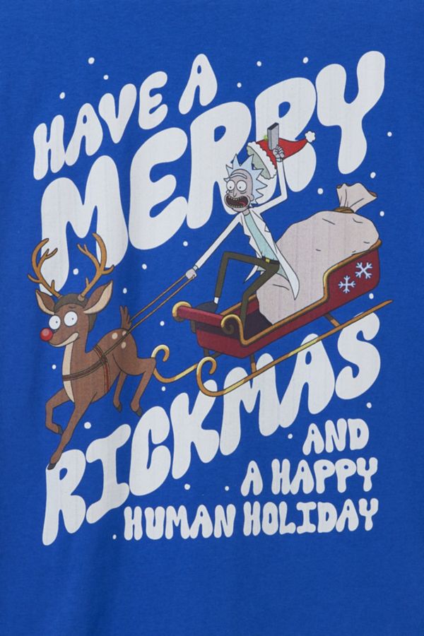 Slide View: 2: Rick And Morty Rickmas Graphic Tee