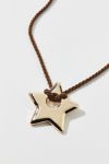 Thumbnail View 3: Jade Metal Star Pendant Corded Necklace