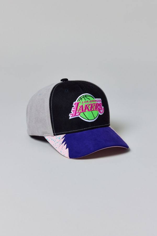 Slide View: 1: Mitchell & Ness NBA Los Angeles Lakers Days Snapback Hat