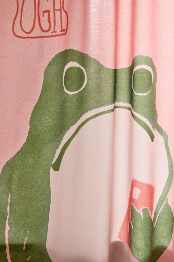 Slide View: 2: Laura Graves For Deny Ugh Matsumoto Hoji Frog Shower Curtain