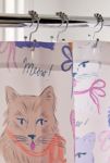 Thumbnail View 3: Krissymast For Deny Cats In Purple And Brown Shower Curtain