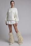 Thumbnail View 1: Fluffy Furry Textured Leg Warmer