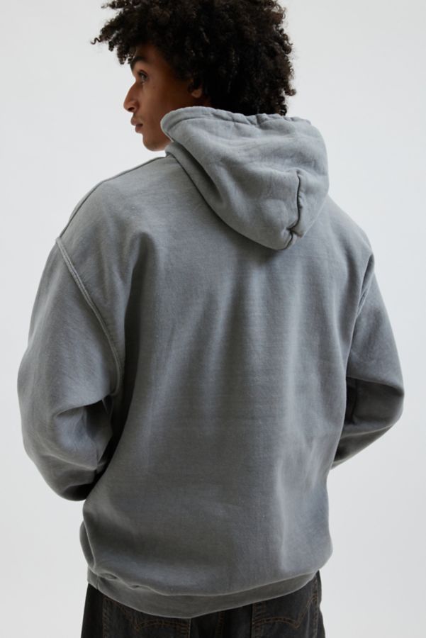 Slide View: 2: Zodiac Embroidered Hoodie Sweatshirt