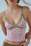 Thumbnail View 1: Camisole Bettie Ditsy Floral Out From Under avec Garniture en Dentelle