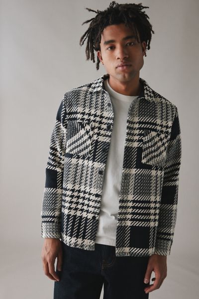 Wax London Whiting Plaid Long Sleeve Overshirt