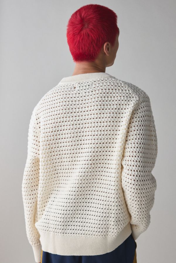 Slide View: 2: Wax London Wilde Open Knit Crew Neck Sweater