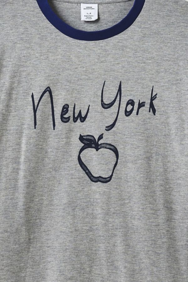 Slide View: 2: T-shirt Ringer Graphique New York