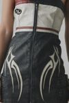 Thumbnail View 3: Jaded London Xiva Motocross Faux Leather Strapless Mini Dress