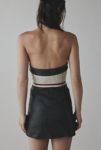 Thumbnail View 5: Jaded London Xiva Motocross Faux Leather Strapless Mini Dress