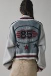 Thumbnail View 4: Jaded London Team 85 Knitted Bomber Jacket