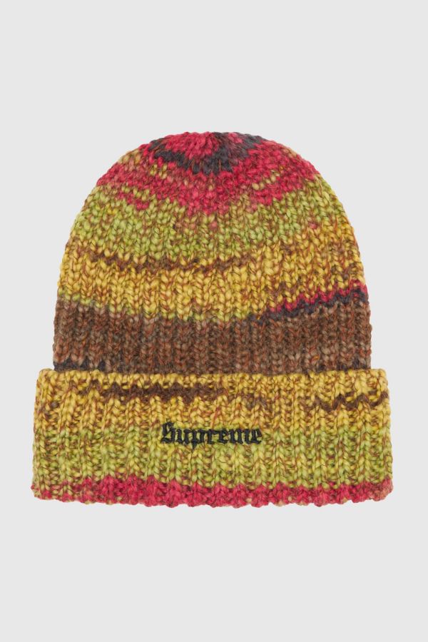 Slide View: 1: Supreme Space Dye Stripe Beanie