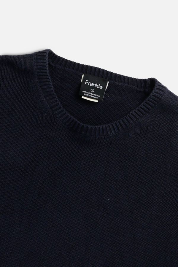 Slide View: 2: Frankie Collective Rework Crop Knit Sweater 057