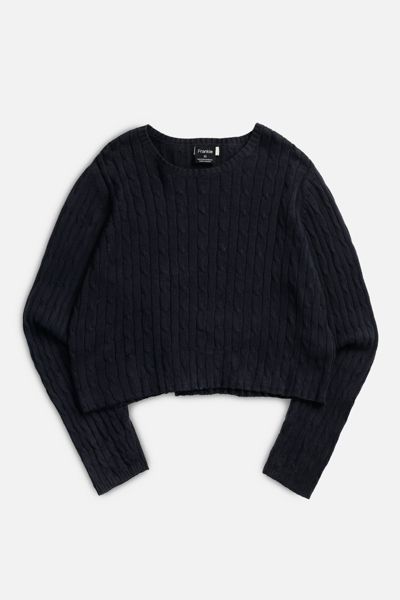 Frankie Collective Rework Crop Knit Sweater 061