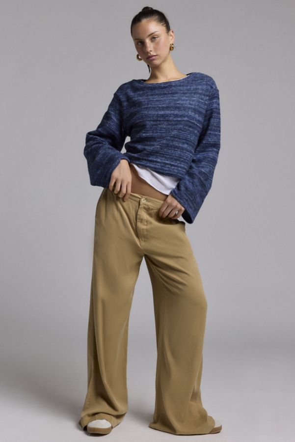 Slide View: 2: Urban Renewal Remnants Space Dye Knit Drippy Sleeve Sweater