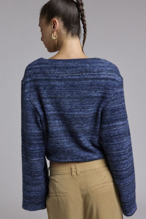 Slide View: 3: Urban Renewal Remnants Space Dye Knit Drippy Sleeve Sweater