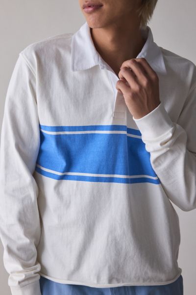 UO Richmond Stripe Cropped Rugby Shirt
