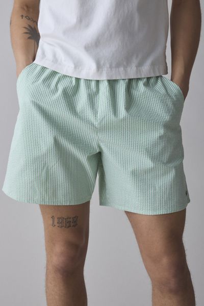 Lacoste Striped Seersucker Swim Short
