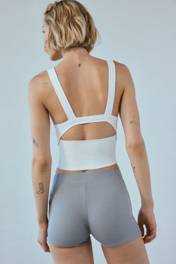 Slide View: 2: Out From Under Jade Seamless Knit Cutout Tank Top