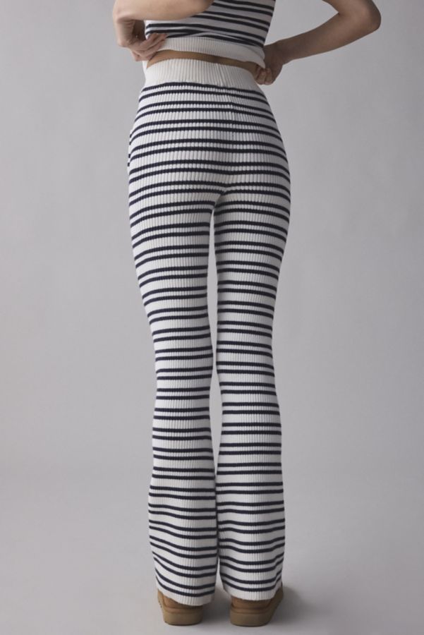 Slide View: 2: Frankies Bikinis Camden Striped Cloud Knit Pant