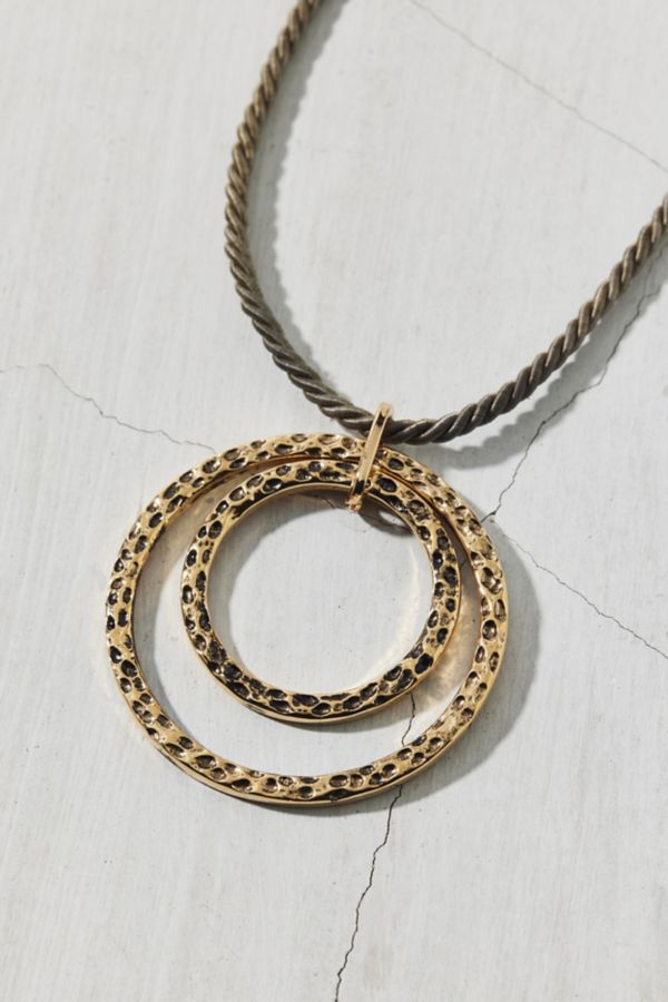 Slide View: 3: Ravello Ring Pendant Cord Necklace