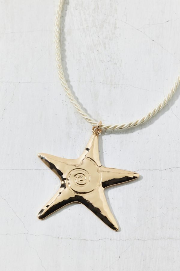 Slide View: 3: Mare Star Pendant Corded Necklace