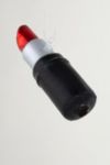 Thumbnail View 4: Black and Red Lipstick Glass Christmas Ornament