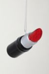 Thumbnail View 5: Black and Red Lipstick Glass Christmas Ornament