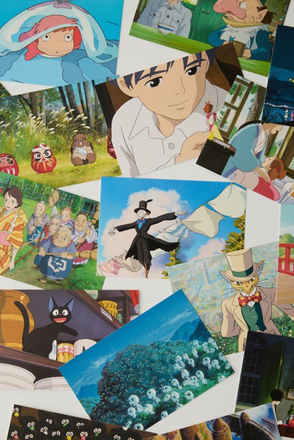 Slide View: 2: Studio Ghibli 100 Postcards, Volume 2: Final Frames From The Feature Films (1984–2023) By Chronicle Books