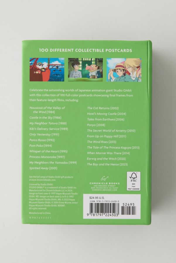 Slide View: 4: Studio Ghibli 100 Postcards, Volume 2: Final Frames From The Feature Films (1984–2023) By Chronicle Books