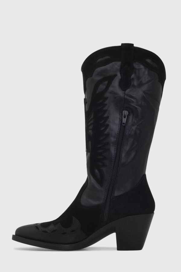 Slide View: 5: ROC Granada Leather Cowboy Boot