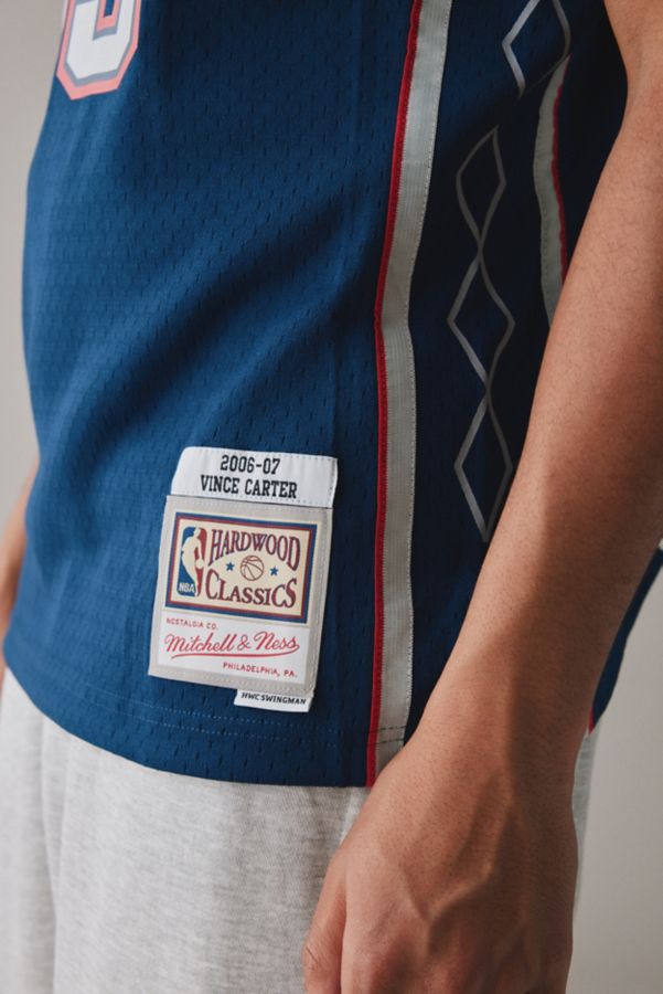 Slide View: 5: Mitchell & Ness NBA New Jersey Nets 2006-07 Vince Carter Basketball Jersey Tank Top