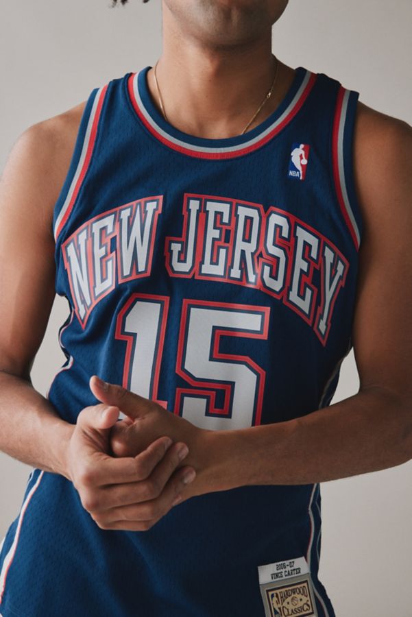 Slide View: 1: Mitchell & Ness NBA New Jersey Nets 2006-07 Vince Carter Basketball Jersey Tank Top