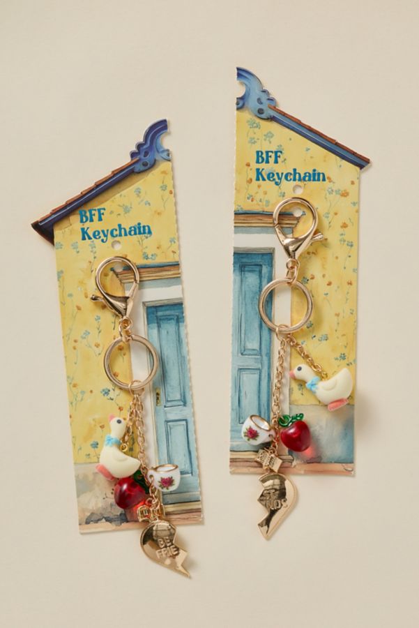 Slide View: 3: Goose Charm BFF Keychain Set