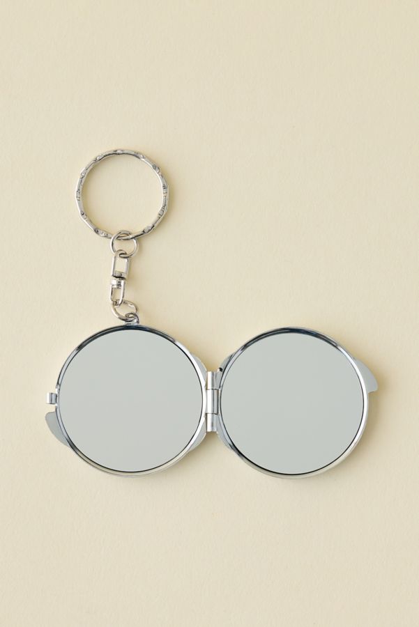 Slide View: 3: UO Cowgirl Mini Compact Pocket Mirror Keychain