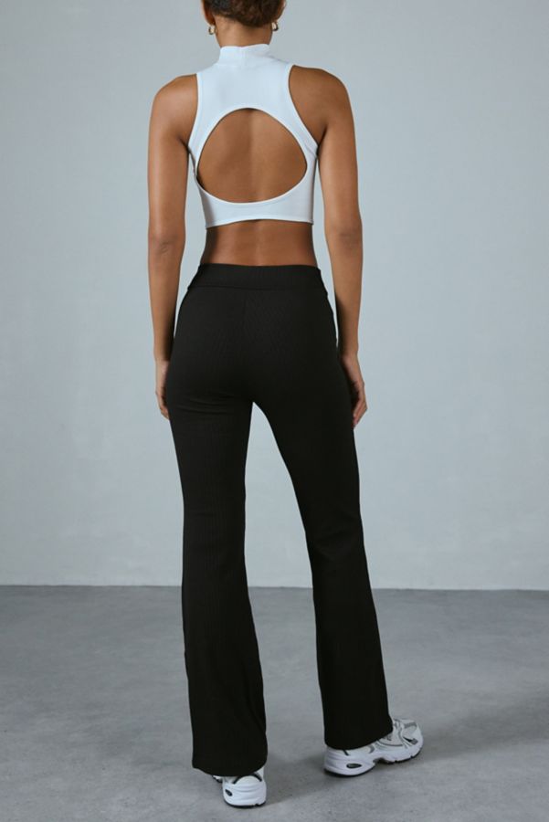 Slide View: 3: Puma Classics Ribbed Knit Flare Pant