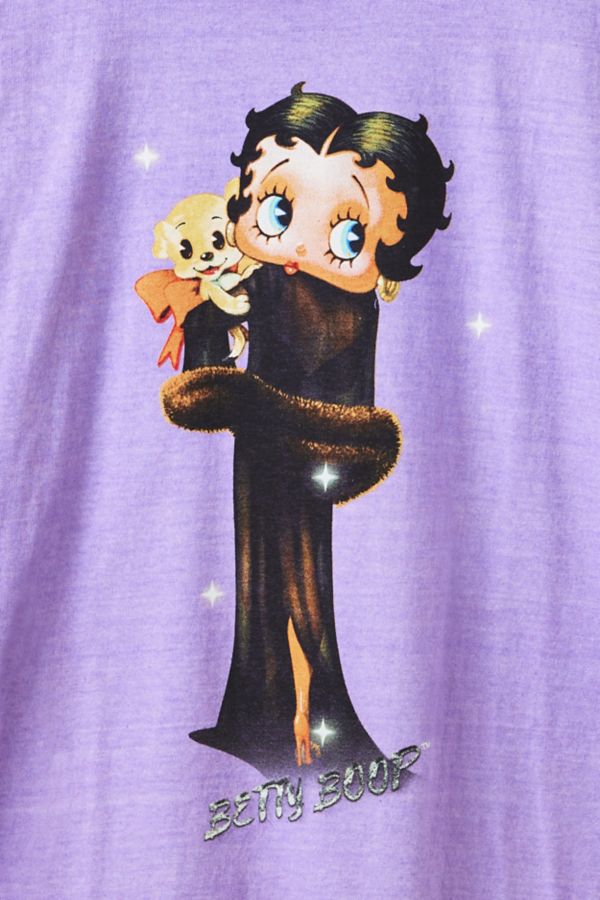 Slide View: 2: T-shirt graphique Betty Boop scintillant