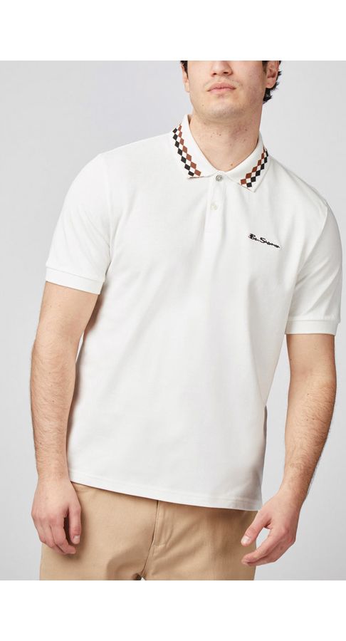 Slide View: 2: Ben Sherman Collar Interest Polo