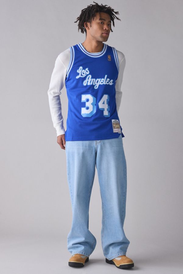 Slide View: 4: Mitchell & Ness NBA Los Angeles Lakers 1996-97 Shaquille O'Neal Basketball Jersey Tank Top