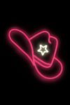 Thumbnail View 2: Echo Neon Cowgirl Hat Neon Sign