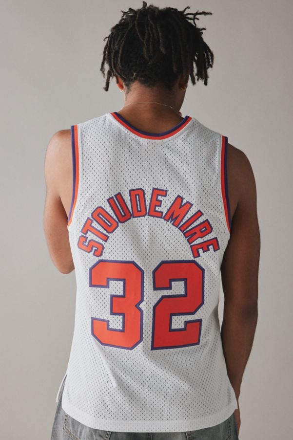 Slide View: 2: Mitchell & Ness NBA Phoenix Suns Amare Stoudemire 2002-03 Basketball Jersey Tank Top