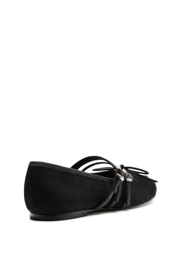 Slide View: 3: Schutz Arissa Strap Suede Ballet Flat